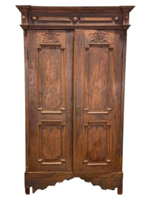 Antique Walnut Wardrobe