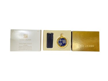 Estee Lauder Lucidity "Snowy Night" Translucent Pressed Powder Compact