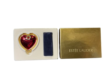 Estee Lauder Lucidity "Red Heart" Translucent Pressed Powder Compact