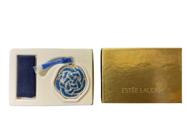 Estee Lauder Lucidity "Blue Flower" Translucent Pressed Powder Compact
