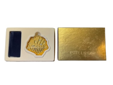 Estee Lauder Lucidity "Blue Seashell" Translucent Pressed Powder Compact