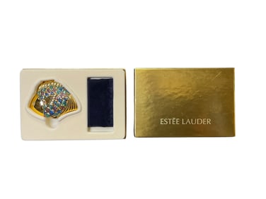 Estee Lauder Lucidity "Fish" Translucent Pressed Powder Compact