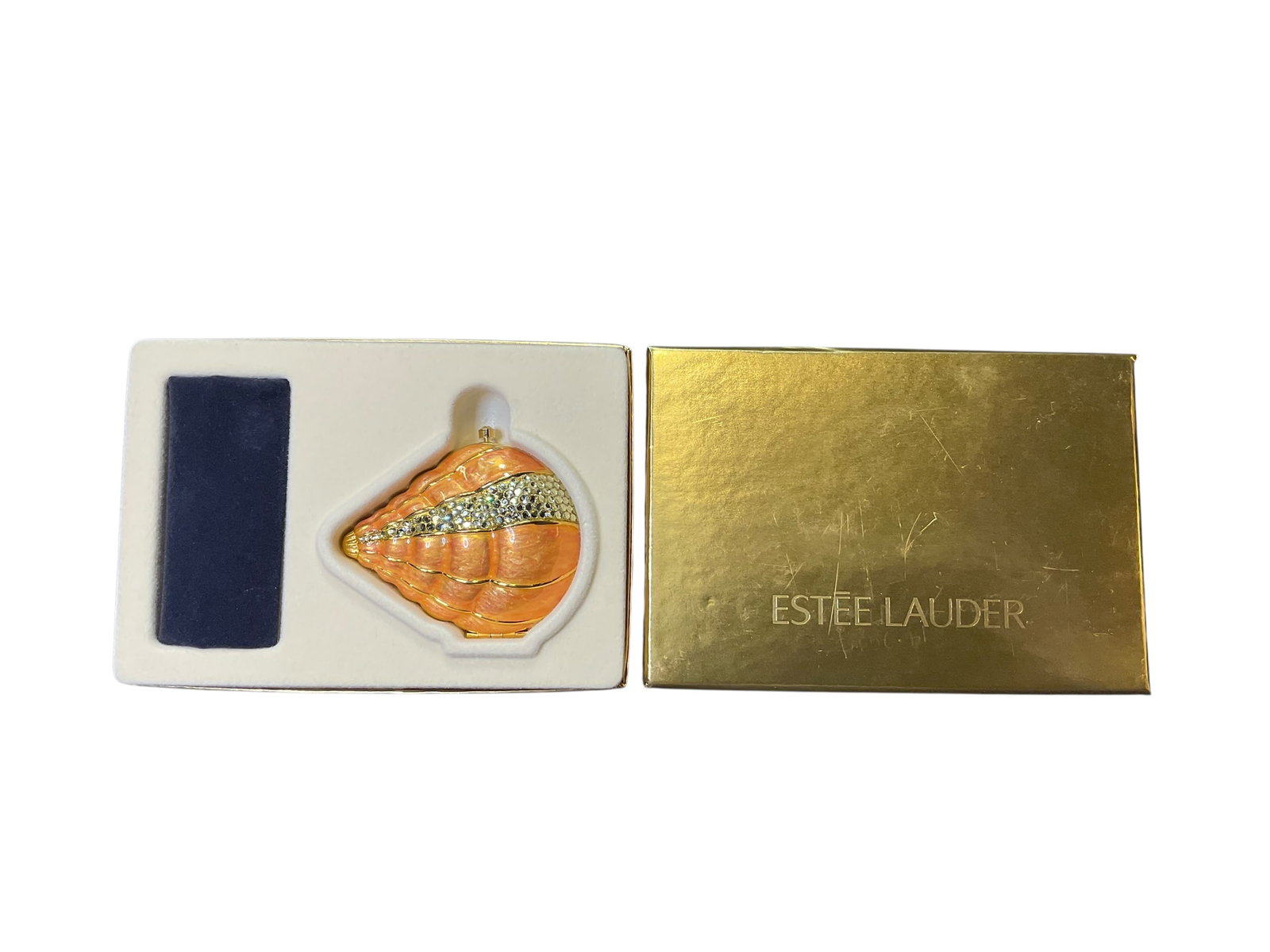 Estee Lauder Lucidity "Orange Seashell" Translucent Pressed Powder Compact (1 of 5)