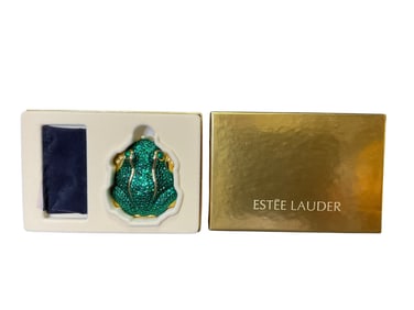 Estee Lauder  Lucidity "Frog" Translucent Pressed Powder Compact