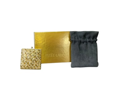 Estee Lauder Lucidity "Gold Square"  Translucent Pressed Powder Compact