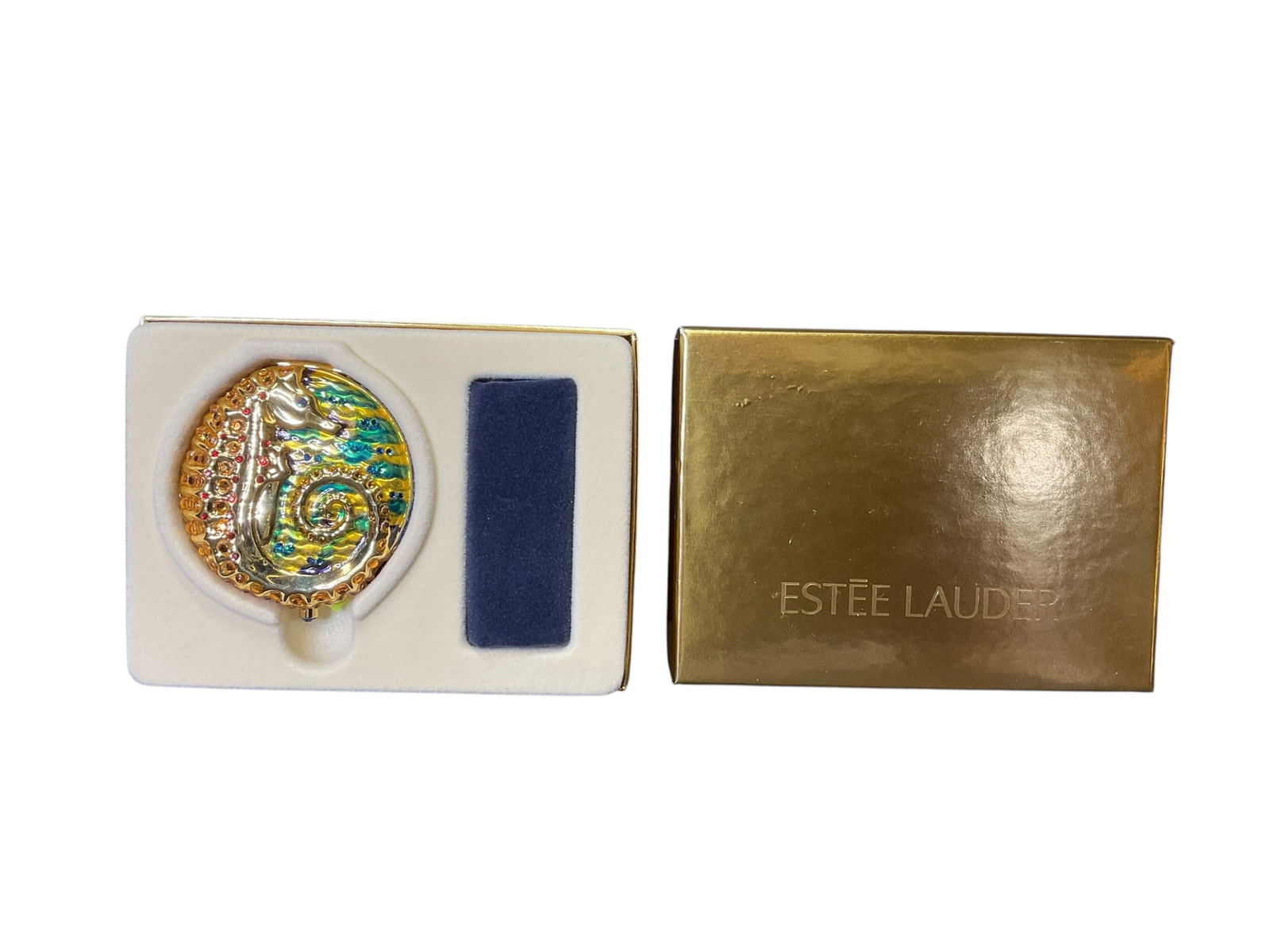 Estee Lauder Lucidity "Seahorse" Translucent Pressed Powder Compact (1 of 4)