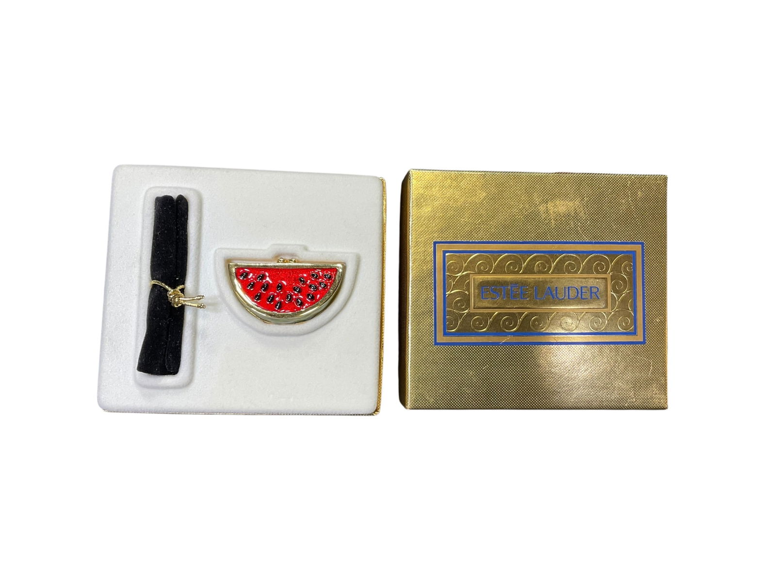 Estee Lauder "Watermelon" Solid "White Linen" Perfume Compact (1 of 6)