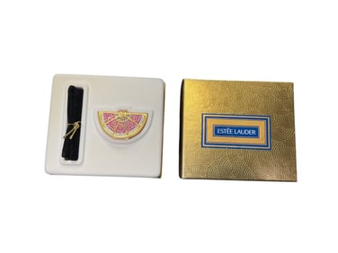 Estee Lauder "Pink Grapefruit "Solid "Beautiful" Perfume Compact