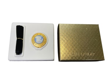 Estee Lauder "50th Anniversary Cameo"  Solid "Youth Dew"  Perfume Compact