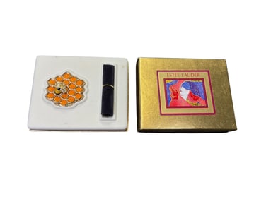 Estee Lauder "Honeycomb" Solid "Knowing" Perfume Compact