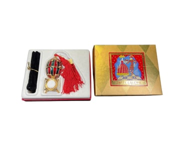 Estee Lauder "Collector's Egg" Solid "Beautiful" Perfume Compact
