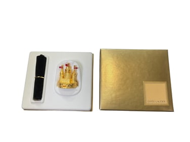 Estee Lauder "Sand Castle" Solid "Beautiful" Perfume Compact