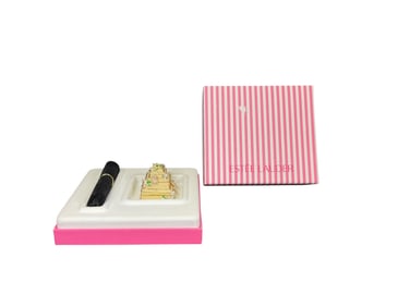 Estee Lauder "Wedding Cake" Solid "Beautiful" Perfume Compact
