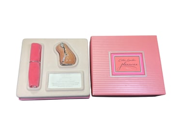 Estee Lauder "Piggy" Solid "Pleasures" Perfume Compact