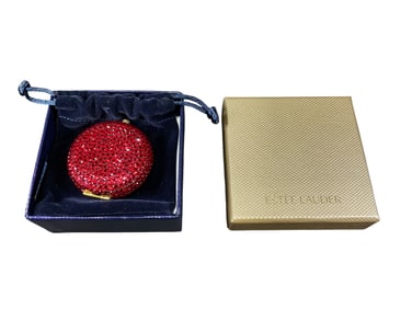 Estee Lauder Lucidity "Ruby Shimmer" Translucent Pressed Powder Compact