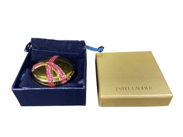Estee Lauder Lucidity "Pink Ribbon" Translucent Pressed Powder Compact