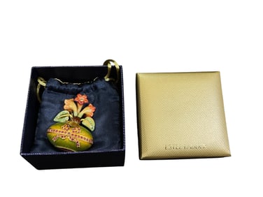 Estee Lauder "Flowery Falcon" Solid "Beautiful" Perfume Compact