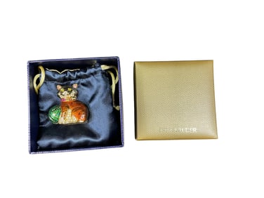 Estee Lauder "Cuddly Kitty" Solid "Beautiful" Perfume Compact