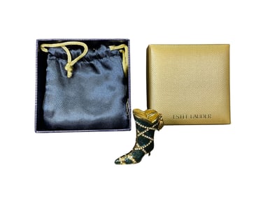 Estee Lauder "Jewels to Boot" Solid "Beyond Paradise" Perfume Compact