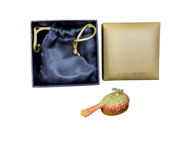 Estee Lauder "Boudoir Butterfly" Solid "Pleasures" Perfume Compact