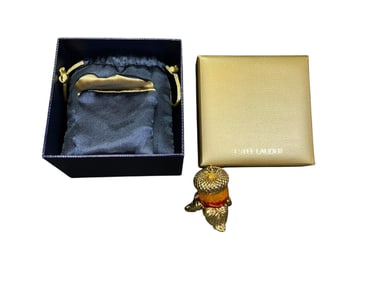 Estee Lauder "Acorn Amulet" Solid "Intuition" Perfume Compact