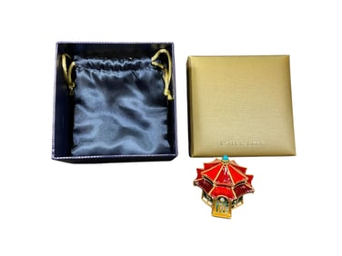 Estee Lauder "Enchanting Pagoda" Solid "Beyond Paradise" Perfume Compact