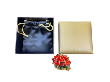 Estee Lauder Enchanting Pagoda" Solid "Beyond Paradise" Perfume Compact