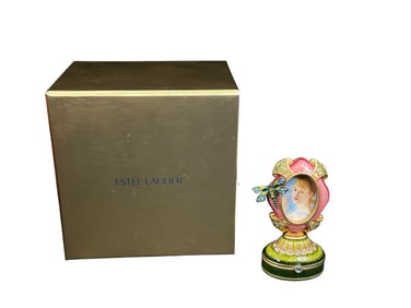 Estee Lauder "Framed Memories" Solid "Beyond Paradise" Perfume Compact