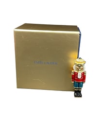 Estee Lauder "Holiday Nutcracker" Solid "White Linen" Perfume Compact