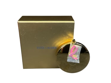 Estee Lauder Lucidity "Pink Ribbon "Shimmering Translucent Pressed Powder Compact