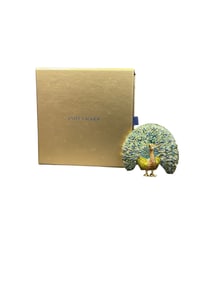 Estee Lauder "Glorious Peacock" Solid "Beautiful" Perfume Compact