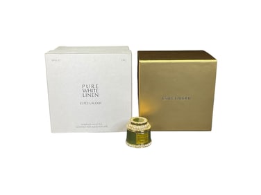 Estee Lauder "High Tea" Solid "Pure White Linen" Perfume Compact