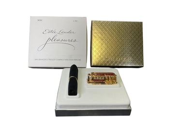 Estee Lauder "San Francisco Trolley" Solid "Pleasures" Perfume Compact