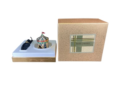 Estee Lauder Circus Tent" Solid "Beautiful" Perfume Compact