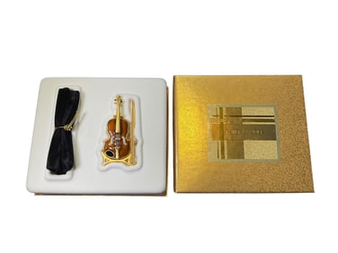 Estee Lauder "Violin" Solid "Youth Dew" Perfume Compact