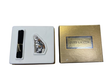 Estee Lauder "Lucky Elephant" Solid "Pleasures" Perfume Compact