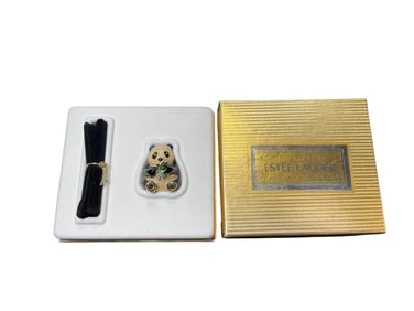 Estee Lauder "Panda" Solid "Knowing" Perfume Compact