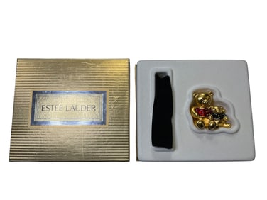 Estee Lauder "Teddies" Solid "Beautiful" Perfume Compact