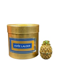 Estee Lauder ""Pineapple Glaze" Solid "Knowing" Perfume Compact