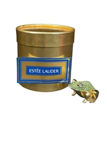 Estee Lauder "Prince Charming" Solid "White Linen" Perfume Compact