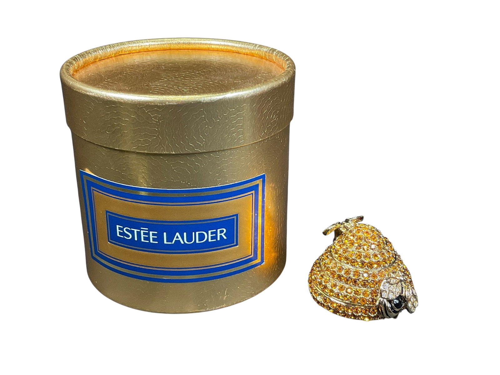 Estee Lauder "Beehive" Solid "Beautiful" Perfume Compact (1 of 7)