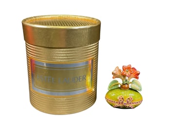 Estee Lauder "Bouquet" Solid "Pleasure" Perfume Compact