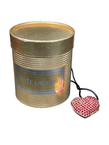 Estee Lauder "Heart" Solid "Beautiful" Perfume Compact