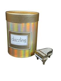 Estee Lauder "Piano" Solid "Dazzling Gold"  Perfume Compact