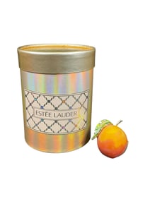 Estee Lauder "Perfect Peach" Solid "Pleasures" Perfume Compact