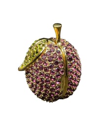 Estee Lauder "Plum" Solid "Beautiful" Perfume Compact