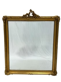 Large French Giltwood Framed Mirror