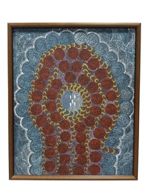 Nangala Janet Forrester "Snake & Milky Way Dreaming" Painting