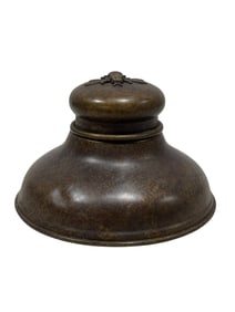 Antique Arts & Crafts Copper "Bee" Inkwell