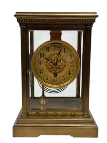 Late 19th C. Boston Clock Co. "Delphus" Crystal Regulator Clock